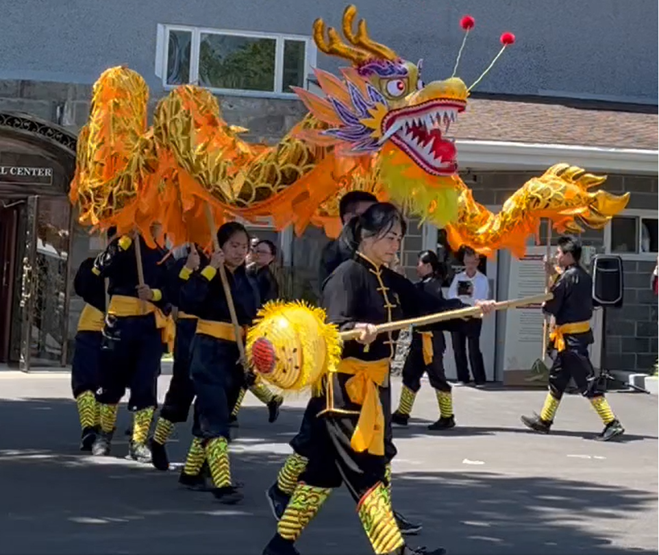 Dragon dance performers